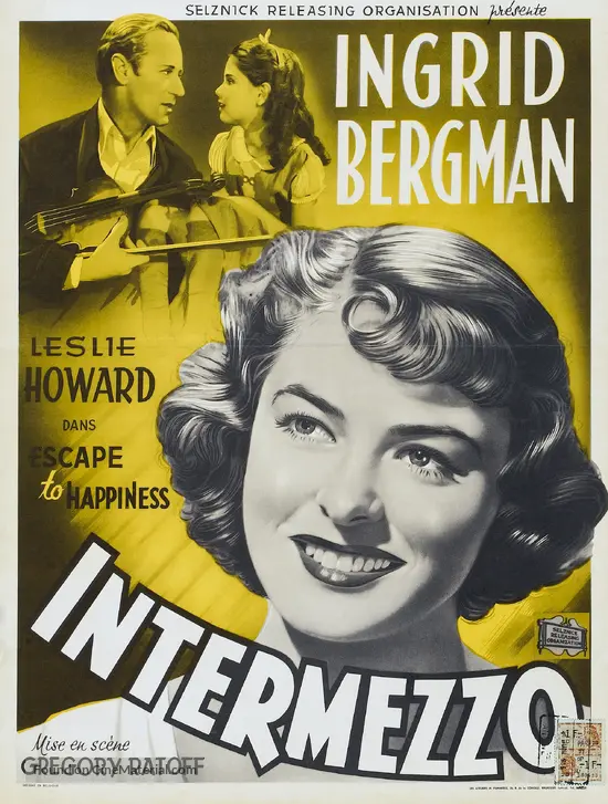 Intermezzo: A Love Story - Belgian Movie Poster