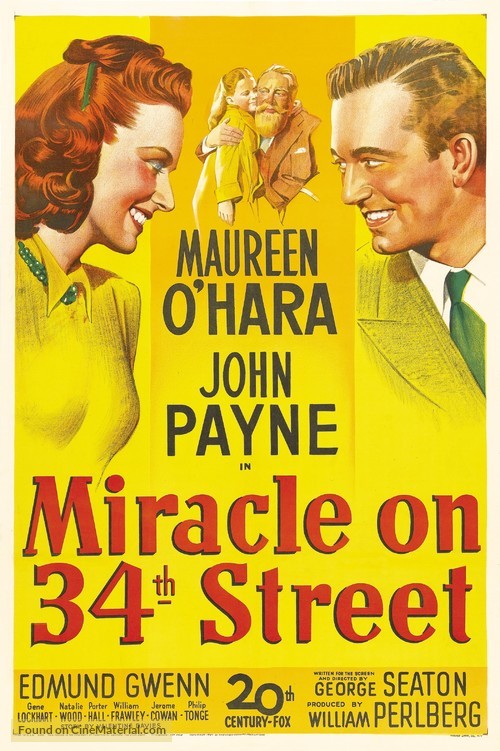 Miracle on 34th Street - Movie Poster