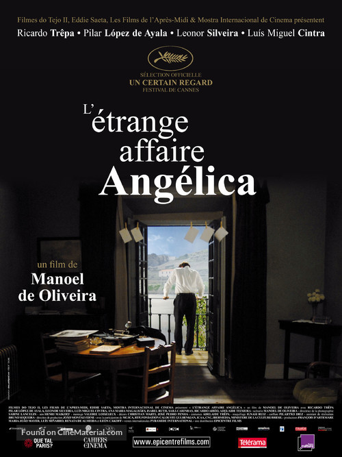 O Estranho Caso de Ang&eacute;lica - French Movie Poster