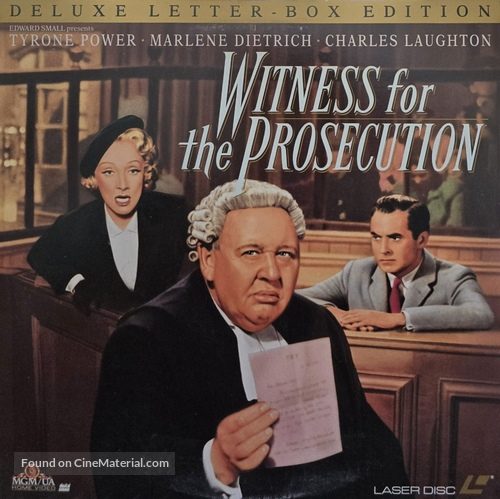 Witness for the Prosecution - Movie Cover