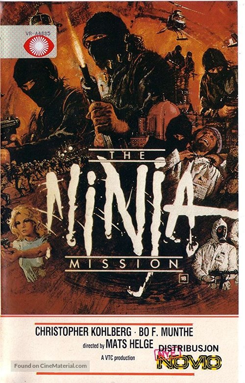 The Ninja Mission - Norwegian Movie Cover