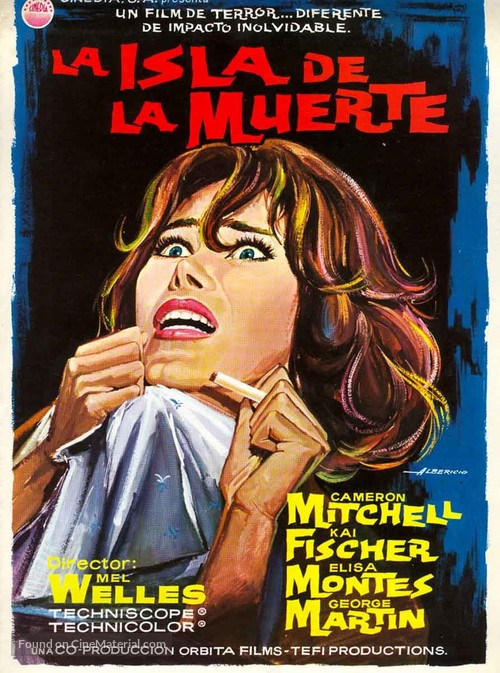 Isla de la muerte, La - Spanish Movie Poster