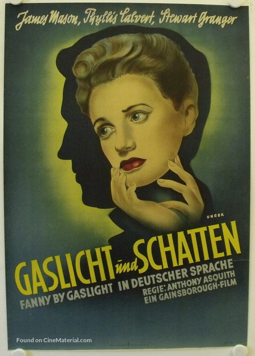 Fanny by Gaslight - German Movie Poster