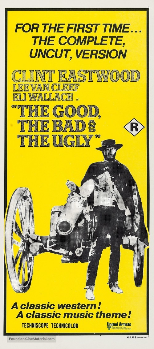 Il buono, il brutto, il cattivo - Australian Re-release movie poster