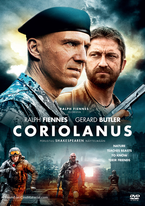 Coriolanus - Finnish DVD movie cover