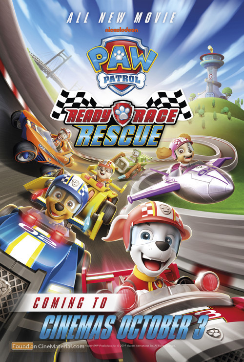 Paw Patrol: Ready, Race, Rescue! - Australian Movie Poster