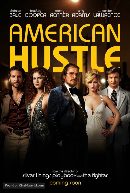 American Hustle - British Movie Poster