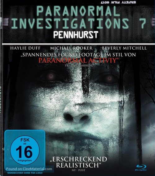 Pennhurst - German Blu-Ray movie cover