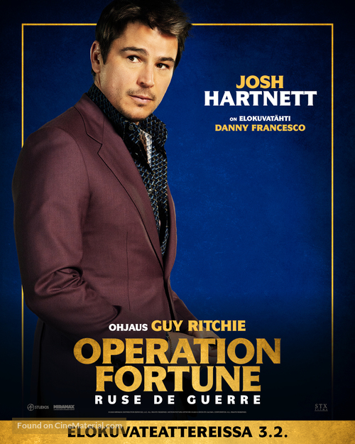 Operation Fortune: Ruse de guerre - Finnish Movie Poster
