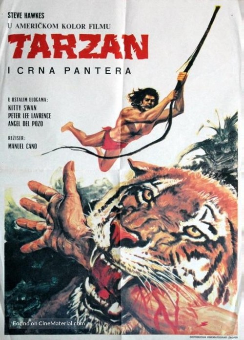 Tarz&aacute;n y el arco iris - Yugoslav Movie Poster