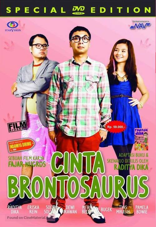 Cinta brontosaurus - Indonesian DVD movie cover