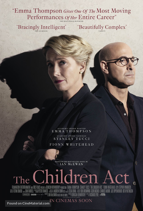 The Children Act - British Theatrical movie poster