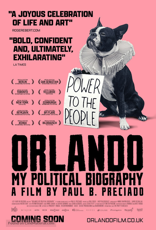 Orlando, ma biographie politique - British Movie Poster