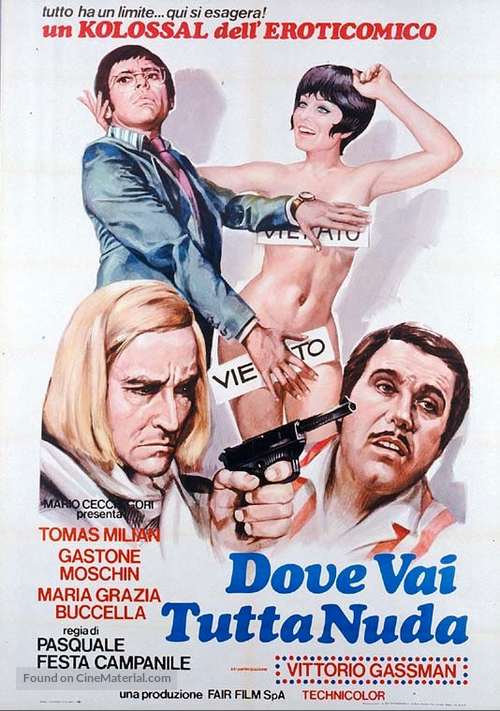 Dove vai tutta nuda? - Italian Movie Poster