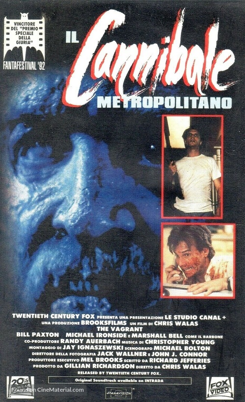 The Vagrant - Italian VHS movie cover