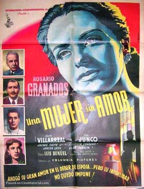 Una mujer sin amor - Mexican Movie Poster