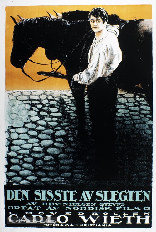 Den sidste af sl&aelig;gten - Norwegian Movie Poster