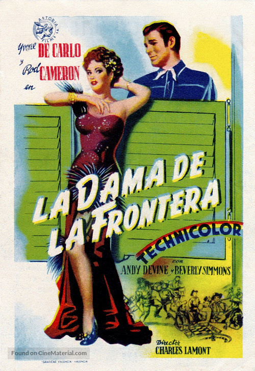 Frontier Gal - Spanish Movie Poster