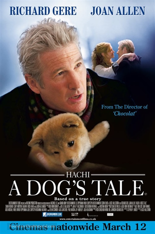Hachi: A Dog&#039;s Tale - British Movie Poster
