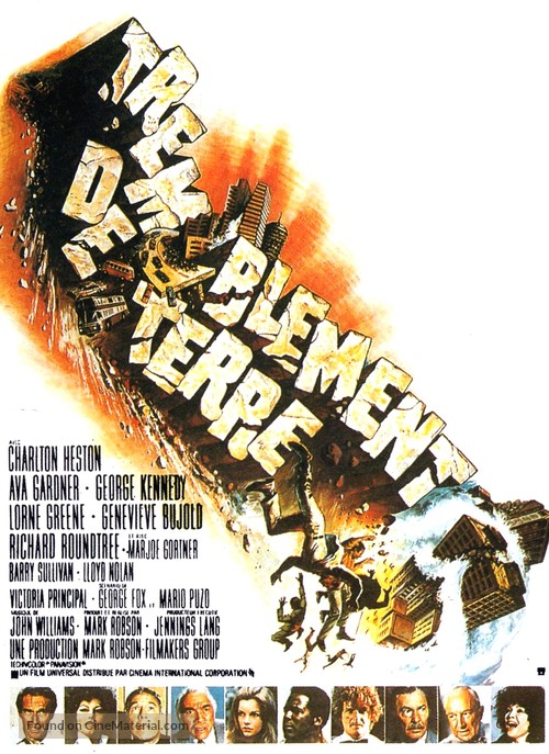 Earthquake - French Movie Poster