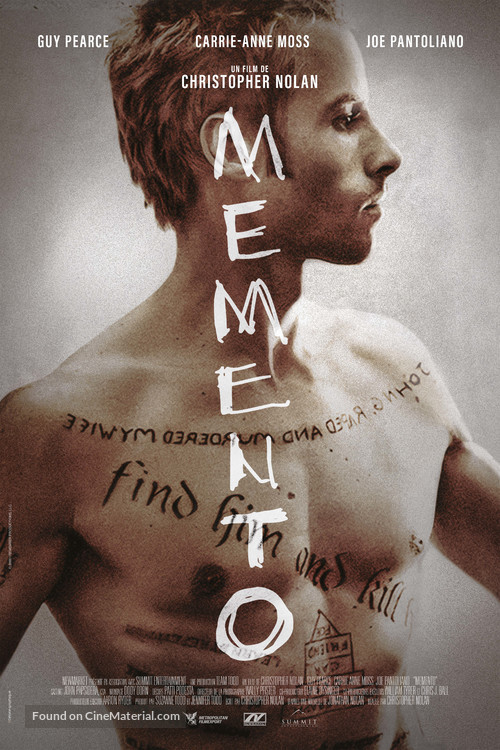 Memento - French Re-release movie poster