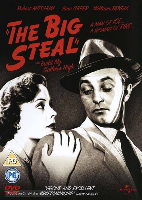 The Big Steal - British DVD movie cover