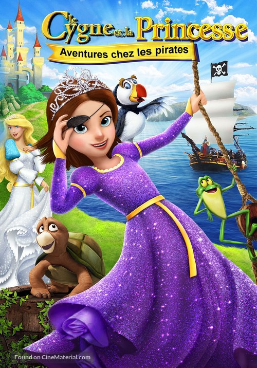 The Swan Princess: Princess Tomorrow, Pirate Today! - French DVD movie cover