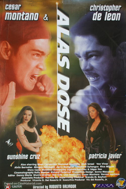 Alas-dose - Philippine Movie Poster