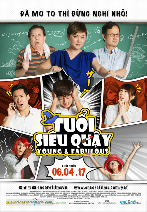 Young &amp; Fabulous - Vietnamese Movie Poster