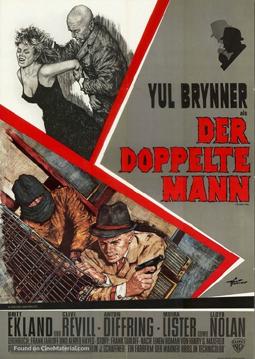 The Double Man - German Movie Poster