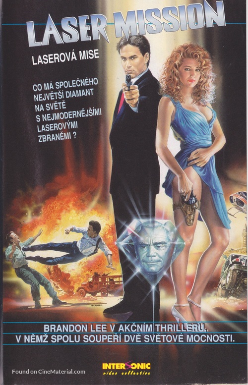 Laser Mission - Slovak VHS movie cover