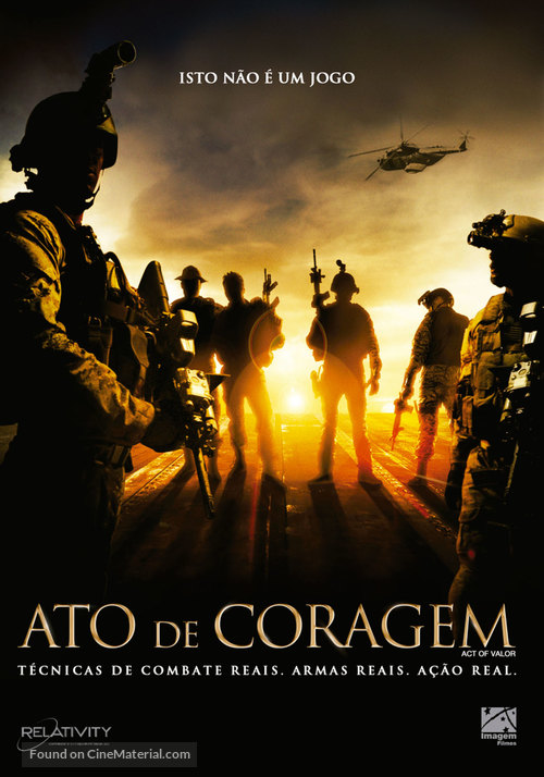 Act of Valor - Brazilian DVD movie cover