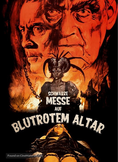 Curse of the Crimson Altar - German Blu-Ray movie cover