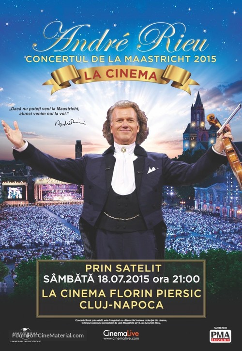 Andr&eacute; Rieu&#039;s 2015 Maastricht Concert - Romanian Movie Poster