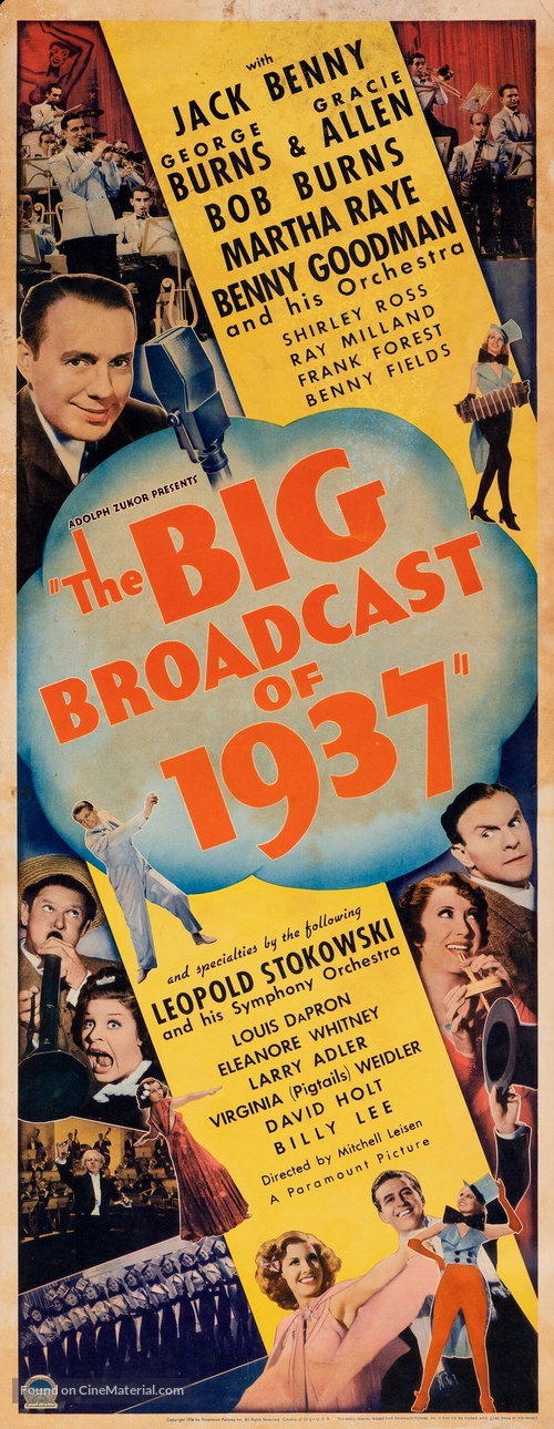 The Big Broadcast of 1937 - Movie Poster