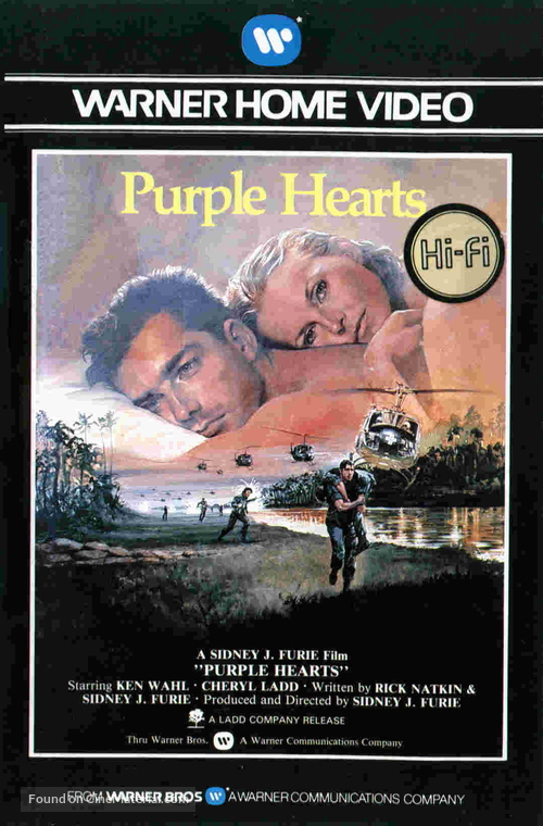 Purple Hearts - German VHS movie cover