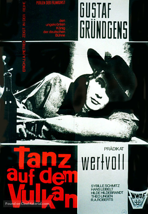 Der Tanz auf dem Vulkan - German Movie Poster