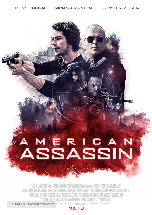 American Assassin - German Movie Poster