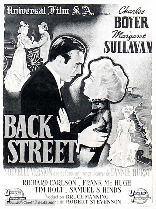 Back Street - French Movie Poster