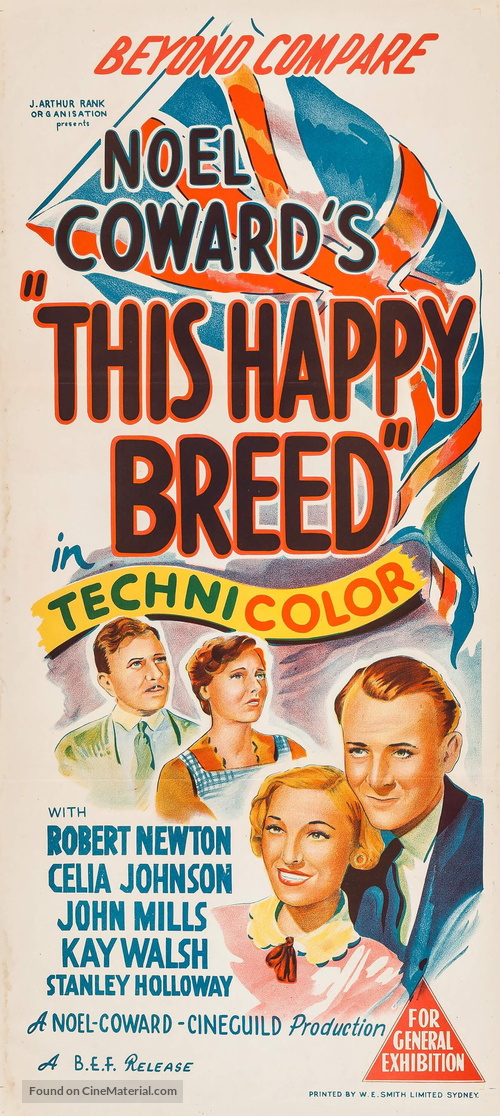 This Happy Breed - Australian Movie Poster