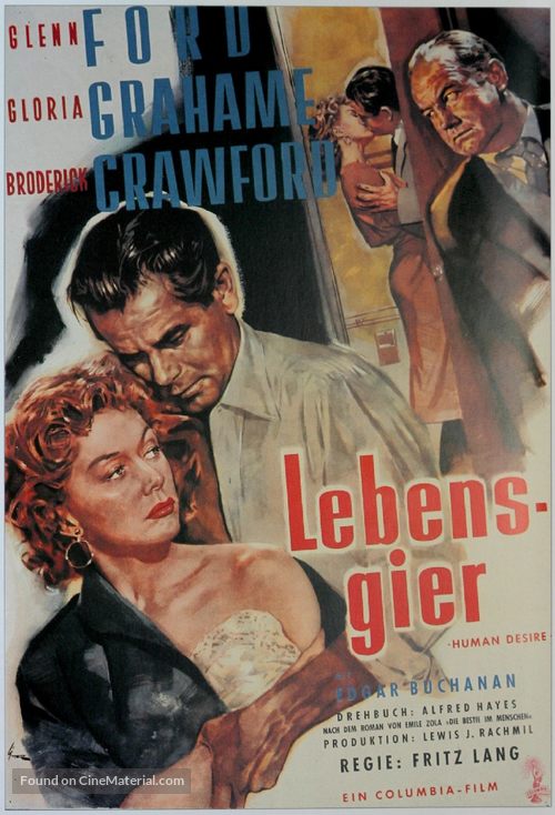 Human Desire - German Movie Poster