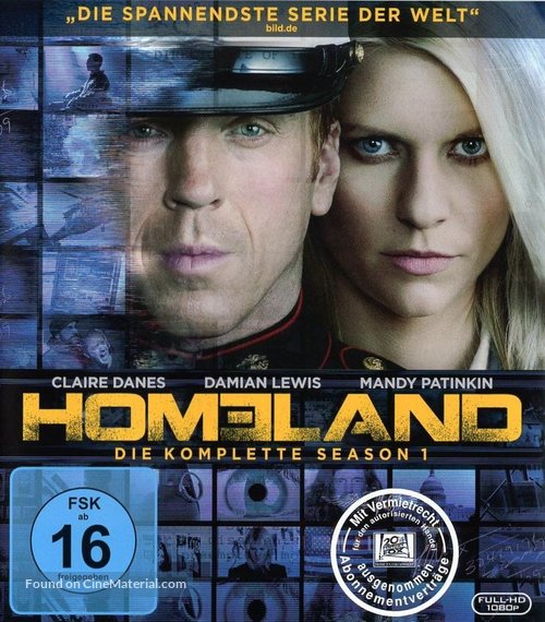 &quot;Homeland&quot; - German Blu-Ray movie cover