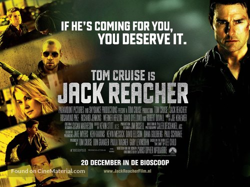 Jack Reacher - Dutch Movie Poster