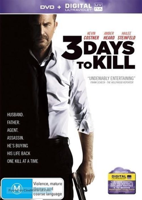 3 Days to Kill - Australian DVD movie cover
