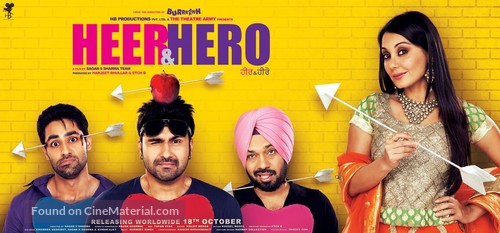 Heer &amp; Hero - Indian Movie Poster