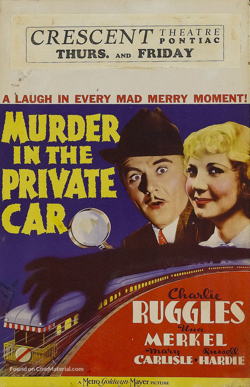 Murder in the Private Car - Movie Poster