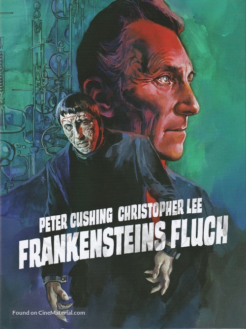 The Curse of Frankenstein - German Blu-Ray movie cover