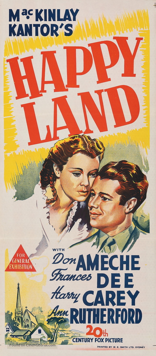 Happy Land - Australian Movie Poster