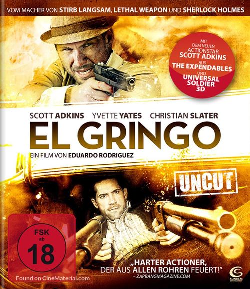 El Gringo - German Blu-Ray movie cover