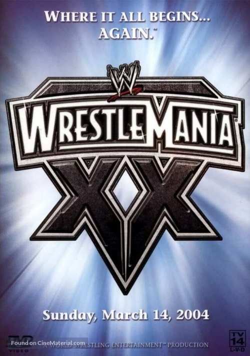 WrestleMania XX - DVD movie cover